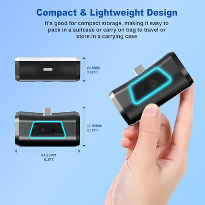 Rechargeable Battery Pack Compatible with PS5 Dualsense/Edge Controller,Wireless Charger for PS5 Controller,Play While Charging, 2000mAh with LED Indicator
