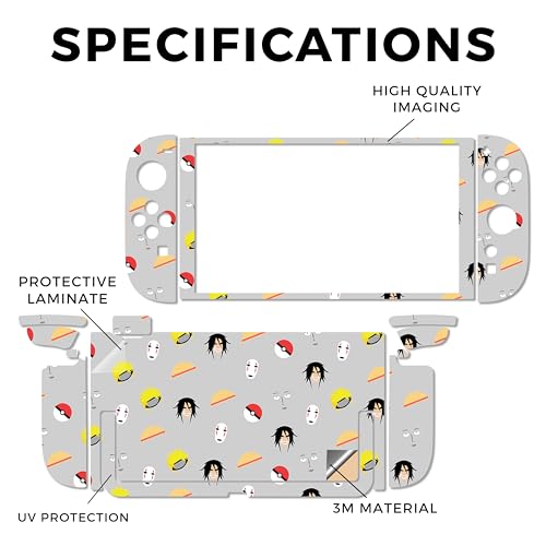 Gaming Skin Compatible with Nintendo Switch 2 Console Only - Anime Fan - Premium 3M Vinyl Protective Wrap Decal Cover - Easy to Apply | Crafted in The USA by MightySkins - color: Anime Fan, size: Switch 2 Console Skin Only, style: Matte Finish