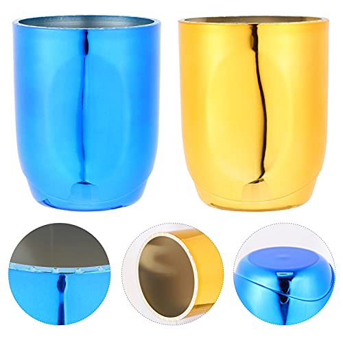 NUOBESTY 2pcs Portable Dice Storage Cup Stylish Plastic Dice Box for Games at Ktv Bars Compact Lightweight Design for and