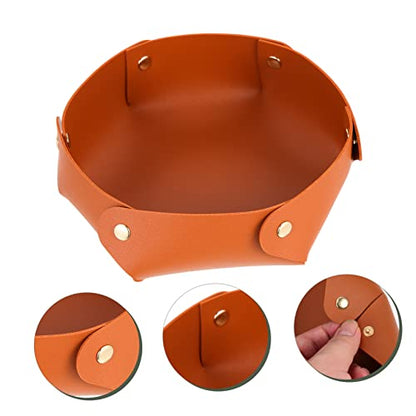Folding Dice Tray Portable Pu Dice Storage Organizer for Tabletop Games Capacity Tray for Household Use for Parties and Family Gatherings