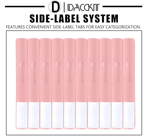 D DACCKIT Card Binder 16 Pocket - Fits 1024 Cards，4X4 Ringless Card Album with Sleeves for Trading Cards & Sports Cards（Model A，Light Pink） - color: Light Pink