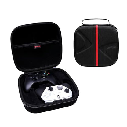 XANAD 2-in-1 Controller Case for Xbox/Playstation/Nintendo Switch/PowerA/ELISWEEN/GameSir/Diswoe/TIANHOO Wireless Controller - Hard Travel Protective Carrying Storage Bag(Black) - color: Black 2-in-1
