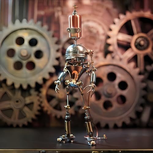 3D Metal Puzzle for Adults, Steampunk Mechanical Model Building Kit - 3D Jigsaw Puzzle for Teens & Adults, Challenging & Creative DIY Art Project, Unique Gift Idea