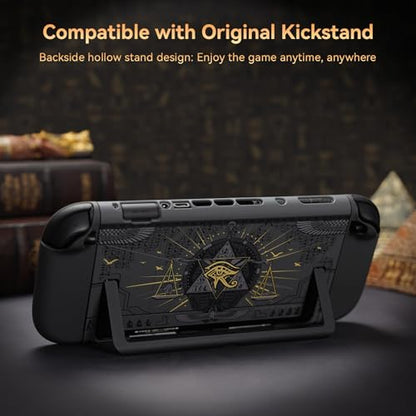 GeekShare Protective Case Compatible with Switch 2, Hard PC Slim Dockable Shell Cover Designed for Switch 2 Game Console and Joysticks Controllers - Mystic Kingdom - color: Mystic Kingdom
