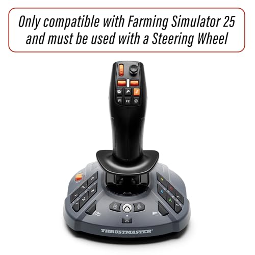 Thrustmaster SimTask FarmStick 3-Axis Farming Joystick - XBOX & PC | Plug and play for FS25, 33 programable inputs, thumbwheel, mini-stick, triggers, rocker switches, H.E.A.R.T sensors - style: Farmstick | Xbox
