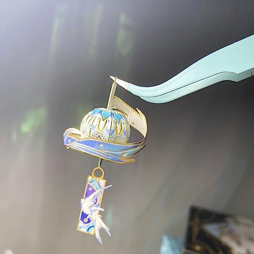 MU 3D Metal Puzzles Windbell Wind Chime D Model Kits Building for Adult and Teeners, Windchime Jigsaw Miniature DIY Sets, Birthday Gift - color: D Skyrocket Life and Career