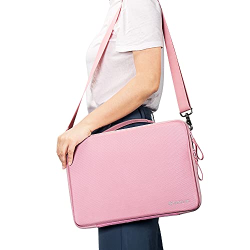Smatree Hard Shell Carrying Case for 14.2inch Apple MacBookPro 2025/2024 | for 14.2inch APPLE MacBook Pro 2023 A2918,13inch MacBook Air M4 2025/2024/2022,iPad Pro M5 2025/2024/iPad Air M3 2025,Pink - color: Pink