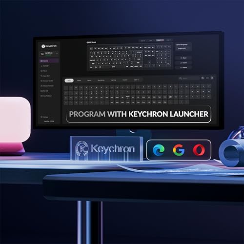 Keychron Q6 HE QMK Wireless 2.4 GHz Custom Keyboard, Rapid Trigger Bluetooth 100% Full-size with Hall Effect Gateron Double-Rail Magnetic Switches PBT Keycaps Aluminum Compatible for Mac Windows Linux - color: Dawn Switch - Black