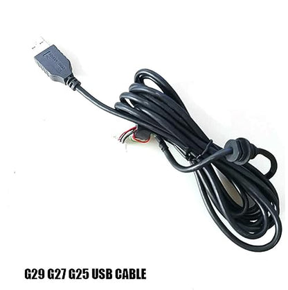 Steering Wheel Power USB Cable Pedal Cable for Logitech G29G27G920 Pedal Cable Cord (USB Cable)