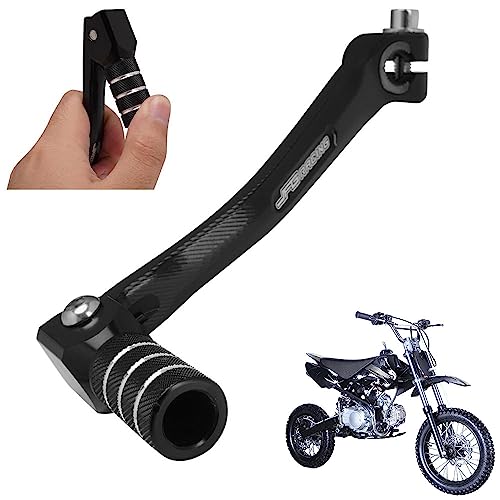 JFG RACING Motorcycle Folding Gear Shifter Shift Lever Pedal CNC Universal for CRF XR RM KX KLX TTR PW SSR Apollo TAO TAO SDG 50cc - 125cc Dirt Pit Bike Black - color: Black