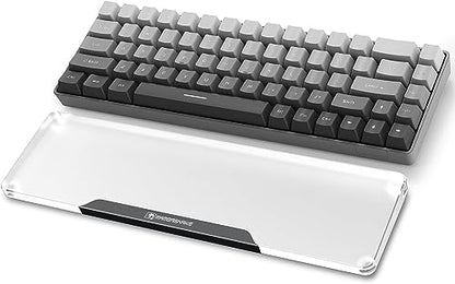 Acrylic Keyboard Wrist Rest-Black 68Key Ergonomic Palm Rest for Computer Keyboard - color: Compact-black, size: Pro