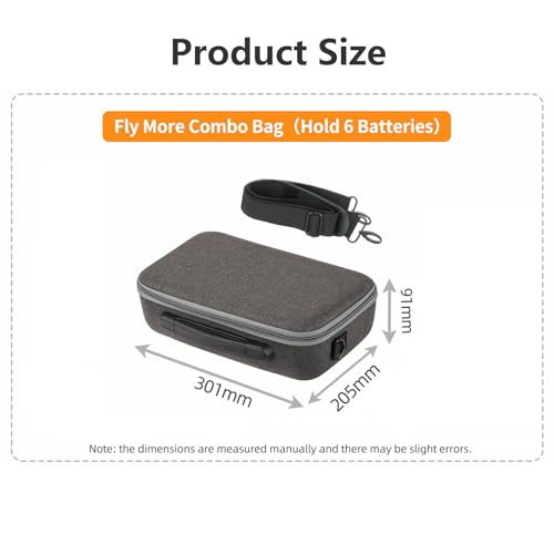 Carrying Case for DJI Neo 2 Fly More Combo Accessories, Portable Travel Shoulder Bag for DJI Neo 2 Drone, RC-N3 Remote Controller and Intelligent Flight Battery