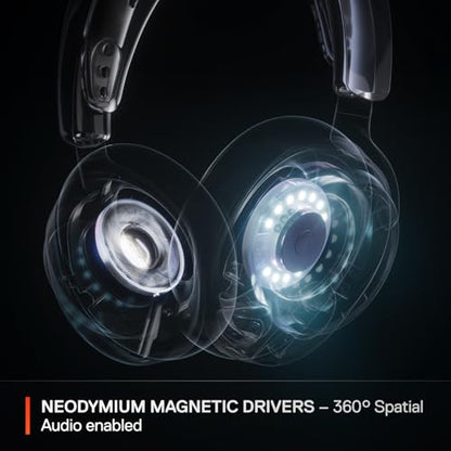 SteelSeries Arctis Nova Pro Wireless Xbox Multi-System Gaming Headset - Neodymium Magnetic Drivers - Active Noise Cancellation - Infinity Power System - Xbox, PC, PS5, PS4, Switch, Mobile - White - color: White, style: Xbox