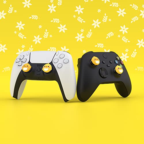 PlayVital Thumb Grip Caps for Xbox Series S/X, Xbox One, Elite Series 2 Controller, Cute Joystick Caps for ps5/EDGE/ps4, Thumbstick Cover for Switch 2 Pro/Switch Pro - Parrot & Chick - color: Parrot & Chick