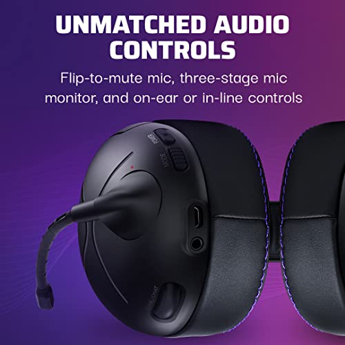 Victrix Gambit Black Wireless and Wired Gaming Headset with Mic - Microsoft Xbox One, Series X|S, PC - Esports-Ready Pro Audio, Noise Cancelling Microphone, Ultra-Comfort Over the Ear Headphones - style: Xbox