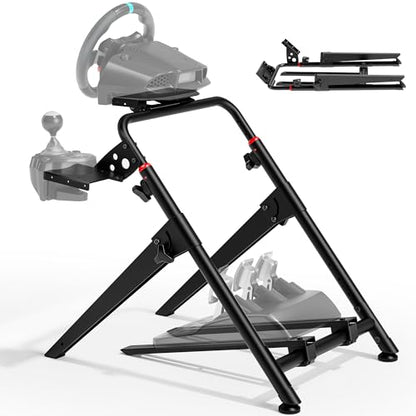 ARES WING Foldable Sim Racing Wheel Stand, Formula and GT Racing Simulator Cockpit Compatible with Fanatec, Thrustmaster, Logitech, Moza, Racing Games on PS5, PS4, Xbox and PC