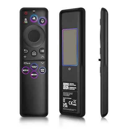 New BN59-01480A Solar Voice Remote for Samsung Smart TV, Rechargeable Replacement for 2019-2026 Samsung Remote Control, Fast Charging, Solarcell, Free USB C Cable, Voice Search, Bluetooth