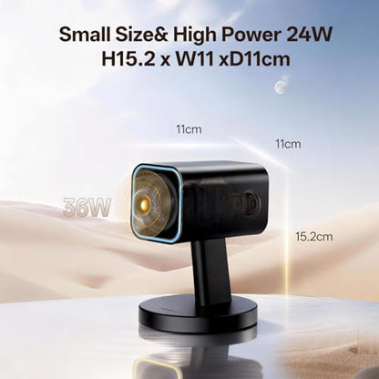 Sanyun SW202 24W 2.0 Computer Speakers, DSP-Enhanced Clear Stereo, 3 Modes | Game/Movie/Music Modes, 16bit DAC, USB/Bluetooth 5.2/AUX, 2.25" Full-Range Drivers, RGB Lighting, Compact Design(Pair, Black) - color: SW202 Black