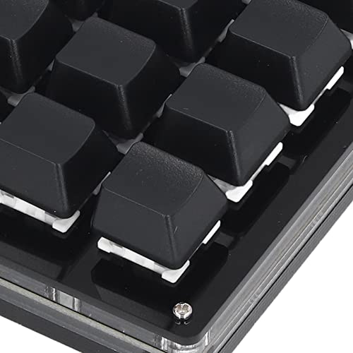 One Handed Macro Mechanical Keyboard, 12 Keys 2 Knobs OSU Hot Swap Game Keyboards with USB Cable, Programmable Mechanical Gaming Keypad for All Keys for Office, Game, Music,
