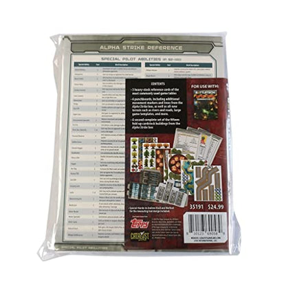 BattleTech Counters Pack Alpha Strike - Miniatures Wargame Accessory for 2+ Players, Ages 14+, 1.5 Hours+ Play Time - Essential Kit by Catalyst Game Labs