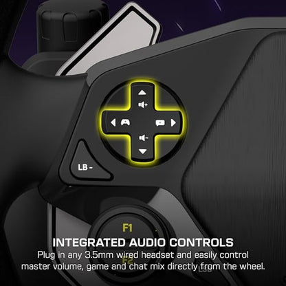 Turtle Beach Racer Wireless Racing Wheel System Officially Licensed for Xbox Series X|S & Xbox One and Windows PCs – Complete Design, Reliable Wireless Connection, up to 30Hr Battery– Black - style: Wireless Racing Wheel