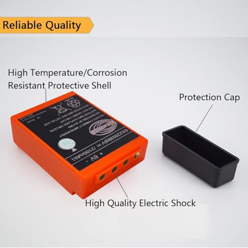 (2-Pack) 6V BA225030 Ni-Mh Rechargeable Battery 2100mAh HBC Radiomatic BA225030 for HBC Crane Remote Control Pump Truck Battery