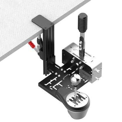wuutyty Universal Desk Mount for Racing Simulator Shifters & Handbrakes | Compatible with Logitech G, Thrustmaster TH8A/TSS, Fanatec Clubsport & USB Models