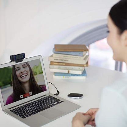 Logitech C920S HD Pro Webcam, Full HD 1080p/30fps Video Calling, Clear Stereo Audio, Light Correction, Privacy Shutter, Works with Skype, Zoom, FaceTime, Hangouts, PC/Mac/Laptop/Tablet/Xbox | Full HD 1080p/30fps Video, Dual Stereo Mics, HD Autofocus, Auto