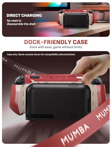 Mumba Blade Series Case for Nintendo Switch 2 [Dock Friendly] [Military-Grade Protection] Switch 2 Grip Protective Cover Shell, Quick-Release Joy-Con, Accessories for Switch 2 Controllers (Arcade) - color: Arcade
