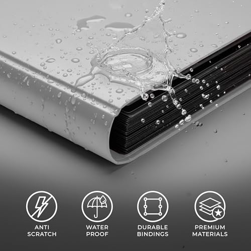 CardGuard Trading Card Binder Pro-Folio – 9 Pocket Binder - Side-Loading Album, Durable & Acid-Free Storage for Pokémon, YuGiOh, MTG, TCG, Game & Sports Cards, White - color: White