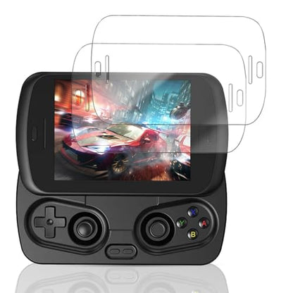 2 pack Screen Protector for ANBERNIC RG Slide Handheld Game Console, 9H Hardness Tempered Glass for ANBERNIC RG Slide,Anti-Scratch, Bubble Free, HD Clarity