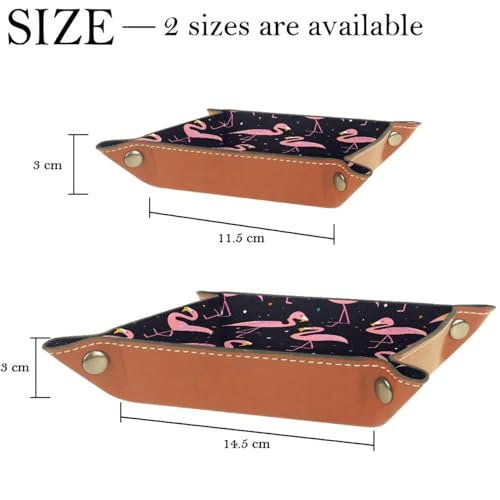 Flamingos Dice Tray Dice Rolling Tray Folding Dice Holder for Dice Games, Like RPG, DND and Other Table Games - color: Multi 15