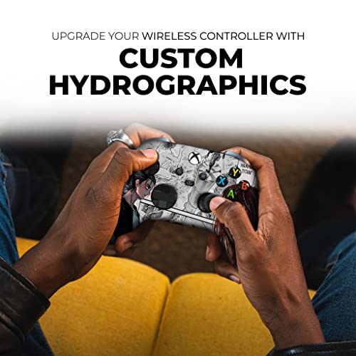 Attackk On Titan Custom X-box Controller Wireless compatible with X-box One/X-box Series X/S by DreamController | Proudly Customized in USA with Permanent HYDRO-DIP Printing(NOT JUST A SKIN) (MODDED) - color: Attack On Titan, size: Modded - Front Print On