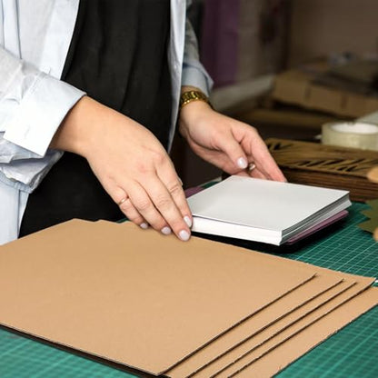 Feifeiya 30 Pack Corrugated Cardboard Sheets 12 x 20 Inch Large Flat Cardboard Sheets Packaging Inserts Flat Square Inserts for Shipping Packing Mailing Crafts - size: 12 x 20 Inch