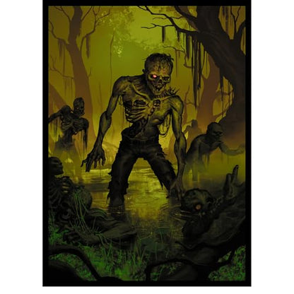 (Zombie V1) 100% Hand-Drawn 100ct Textured Matte TCG/MTG Card Art Sleeves by Realm Guard - style: V1 Regular