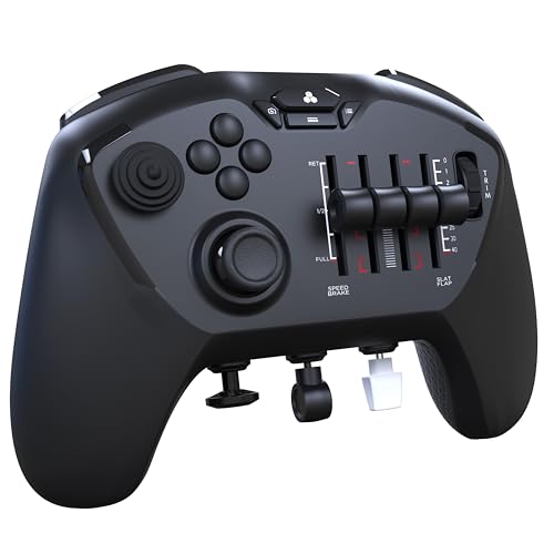 Honeycomb Echo Aviation Controller - Wireless flight controller with Hall-Effect stick, trim wheel and quad sliders for Microsoft Flight Simulator on PC [video game] [video game]