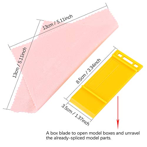 Keadic 26Pcs Modeler Basic Tools Craft Set Hobby Building Tools Kit Professional Modeler Basic Tools Craft Set for Basic Model Assembling