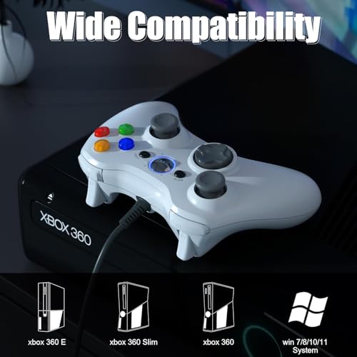 Xexvyrin Wireless for X-Box Controller, Compatible with X-box One X|S. Series PC. Special Edition Custom Controller6-Axis Motion Control/3.5mm Audio Jack/DualVibration/Macro Function/Turbo (milky white) - color: White