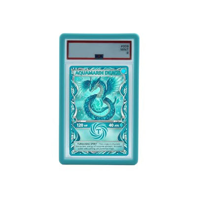 PSA Slab Guard Bumper for Standard PSA Graded Cards | Strong TPU, Exact Fit, Snap Tight Protection | Shock Absorption | Matte Finish PSA Slab Guard Protector (Turquoise) - color: Turquoise