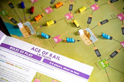 Age of Rail Bundle: South Africa Base Game + La Pampa & Allegheny Expansions | Train Board Game | Strategy Games for Adults