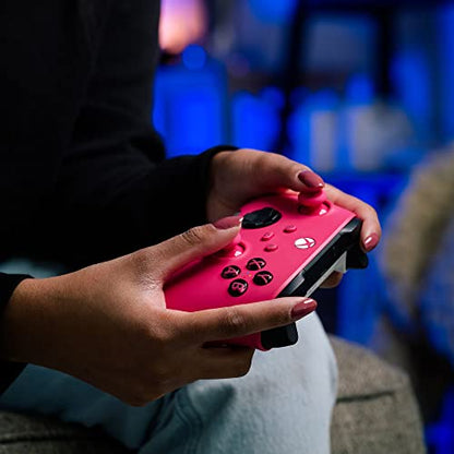 Microsoft Controller for Series X / S, & Xbox One (Latest Model) - Deep Pink (Renewed)