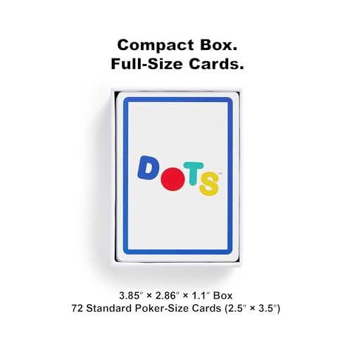 DOTS - A Delightfully Clever Rummy-Style Card Game for 2-6 Players | Fast-Paced, Easy to Learn, Family Game Night, Travel Friendly, Ages 8+