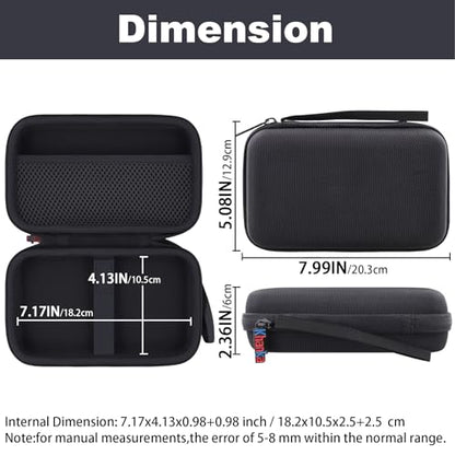 khanka Case for Backbone Pro/Backbone One iOS Mobile Gaming Controller,Carrying Case Compatible with Backbone Pro/One iOS Mobile Gaming Gamepad/Controller - color: Black