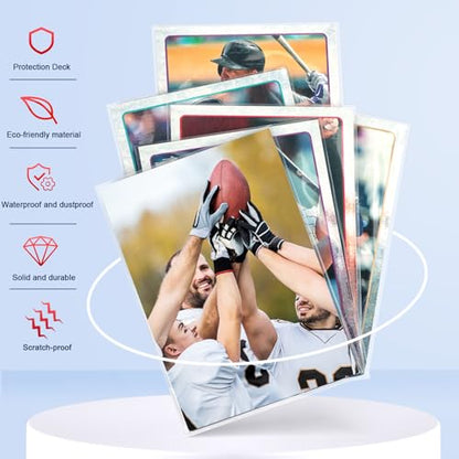 3000 PCS Card Sleeves for Trading Cards, Soft Penny Card Sleeevs Clear Plastic Card Protectors Fit for Baseball Cards MTG Sports Cards Standard Cards - size: 3000 PCS