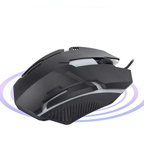 Gaming Mouse Wired,1600DPI Wired Backlight USB Mouse Ergonomic Gaming Notebook Office Gamer Mouse Mice Wired Optical PC Computer Gaming Mice