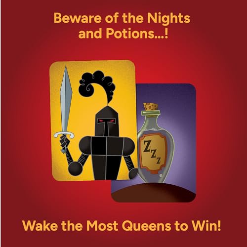 Sleeping Queens Card Game by Gamewright | Kids and Family Card Games for Ages 8 and up | Fast Playing Strategy & Math Board Game | 2–5 Players