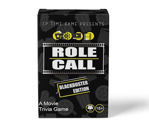 CP TIME Role Call: Blackbuster Edition - Movie Trivia Game for Adults, Black Culture Games, Family Fun, Great for Family Game Nights!
