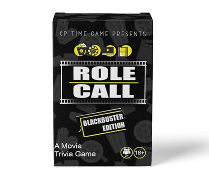 CP TIME Role Call: Blackbuster Edition - Movie Trivia Game for Adults, Black Culture Games, Family Fun, Great for Family Game Nights!