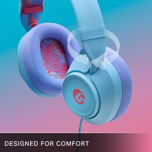 PowerA LucidSound LS10 Wired Gaming Headset - Ocean Waves, Works with PlayStation, Xbox, PC, Mobile, and Other Compatible Devices, Designed for Comfort, Premium Audio, Quick-Access Audio Controls - style: Ocean Waves