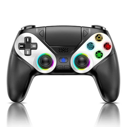 Nonbliep Wireless Controller for PS5, Compatible with PS5 Pro/Slim/PC, Dual Vibration, Macro/Turbo - color: Dark